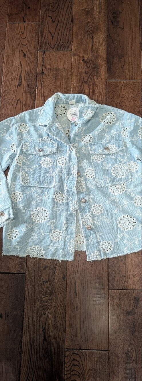 Floral Jean Jacket